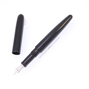 万年筆 シガー ロング 黒呂色 細字 (ロジウムペン先)