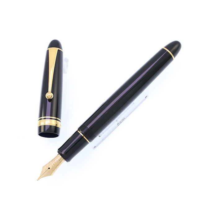 極美品 パイロット カスタム 742 ブラック M 中字 万年筆 PILOT（パイロット） 【在庫品】パイロット万年筆 カスタム742