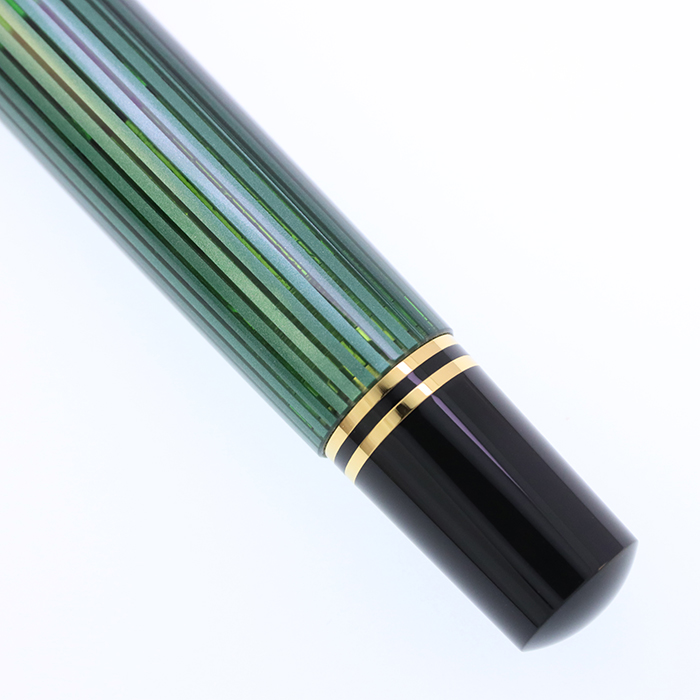 中古)Pelikan ペリカン 万年筆 スーベレーン M800 グリーンストライプ