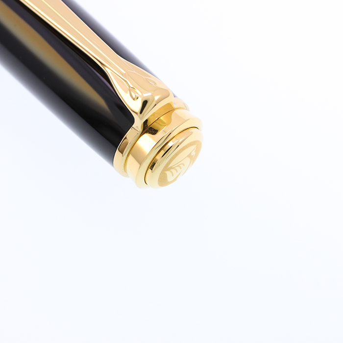 中古)Pelikan ペリカン 万年筆 スーベレーン M800 グリーンストライプ