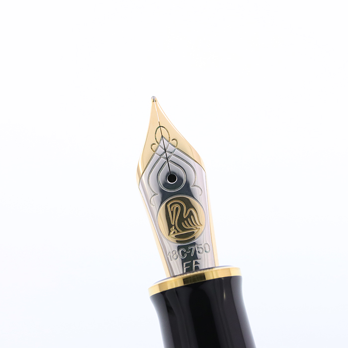 中古)Pelikan ペリカン 万年筆 スーベレーン M800 グリーンストライプ 