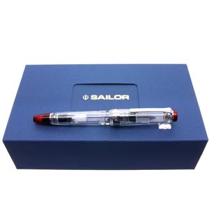 SAILOR セーラー 万年筆 趣味の文具箱限定 プロフェッショナルギア レアロ スケルトンレッド 細字 メイン