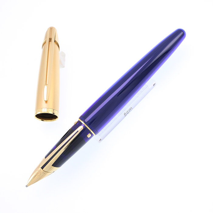 ウォーターマン　万年筆　エドソン　サファイアブルー　18Kペン先　中字 詳細ページ | 万年筆 ボールペンなど高級筆記具の販売・買取