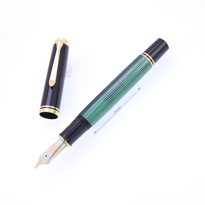 ペリカン　M1000 緑縞　B Pelikan ペリカン スーベレーン M1000 グリーンストライプ 緑縞
