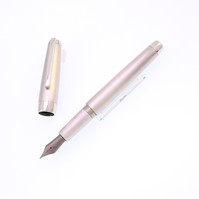 中古)J.HERBIN エルバン 万年筆 クリッパー ブラシ シルバー F（商品ID