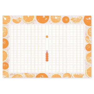 ATABO あたぼうステーショナリー 原稿用紙 飾り原稿用紙 蜜柑網 A4 400字詰め 50枚入 メイン