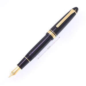 万年筆 プロフィット21 金 ブラック 長刀研ぎ 中細字