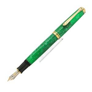 Pelikan ペリカン 万年筆 スーベレーン M600 ヴァイブラントグリーン F メイン