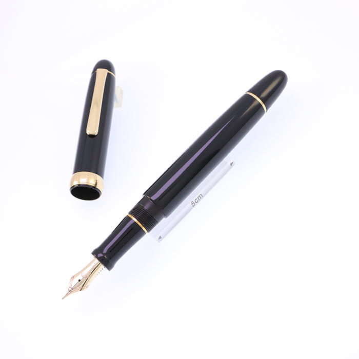 中屋万年筆、ライターピッコロ、黒呂色 廃盤・希少】中屋万年筆 ライターモデル ピッコロ 十角 黒溜