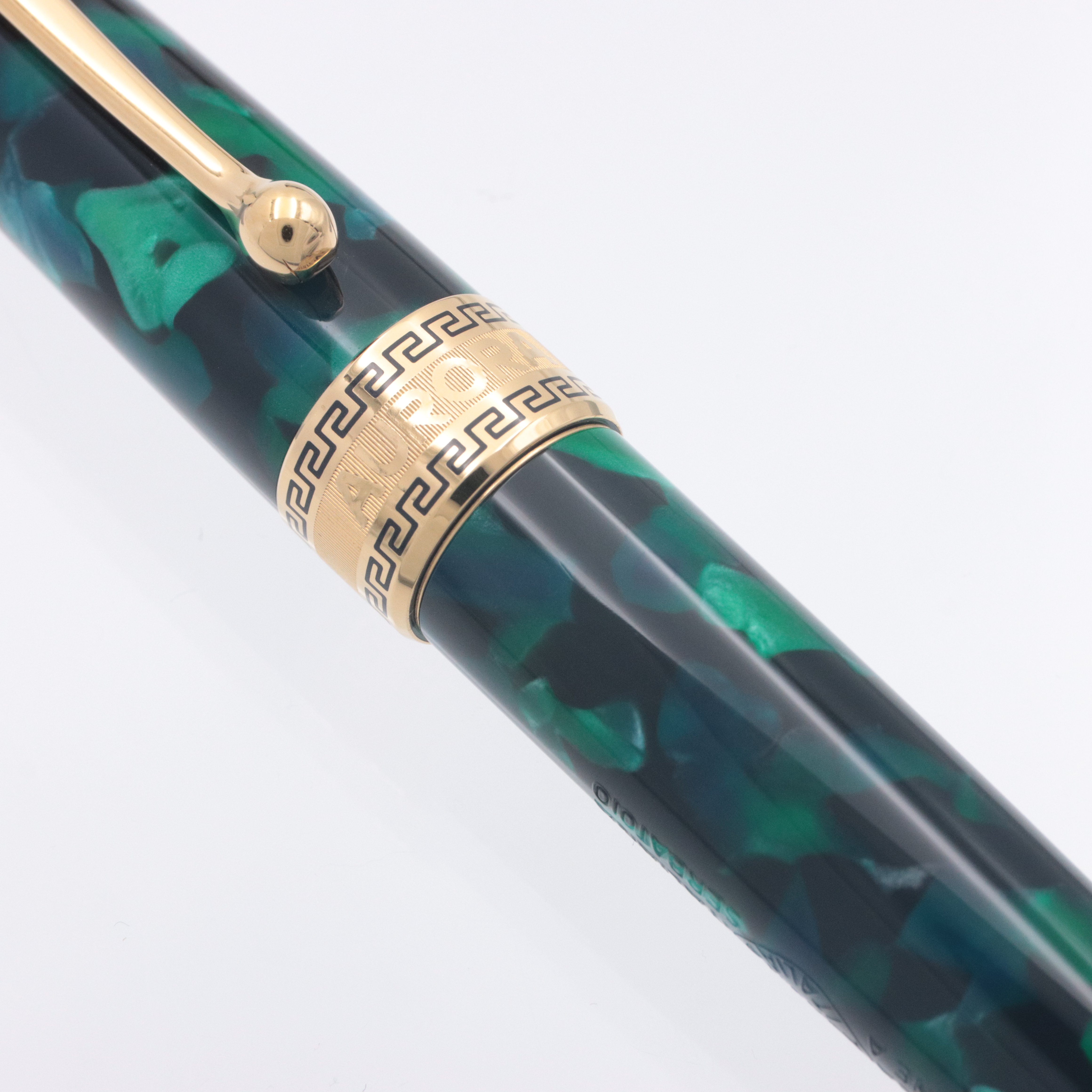 中古)AURORA アウロラ 万年筆 オプティマ グリーン EF（商品ID