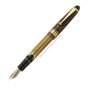 中古 Pilot パイロット 万年筆 カスタム3 ブラウン 細字 商品id 詳細ページ 万年筆 ボールペンなど高級筆記具の販売 買取 キングダムノート