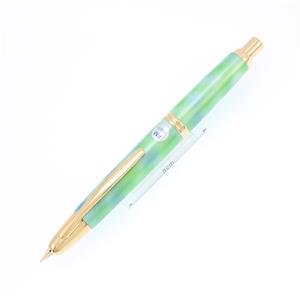 万年筆 大原美術館×うさぎやオリジナル キャップレス クロード･モネ 睡蓮 ゴールドトリム 中細字