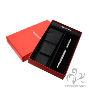 CARAN d'ACHE カランダッシュ ボールペン エクリドール マヤ ＋ 2本挿しペンケース メイン