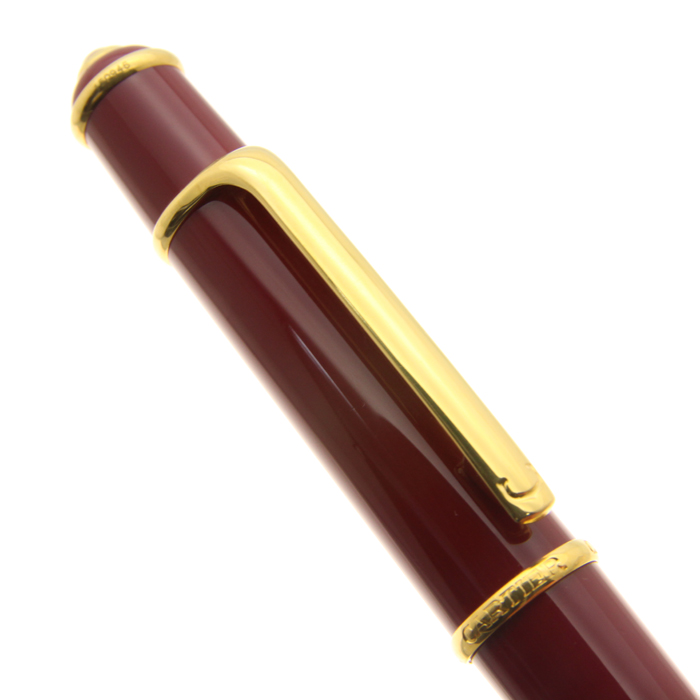 Cartier カルティエ　ボールペン レッド ケース付き 完売】☆ボックス不良 訳あり品☆【Cartier(カルティエ