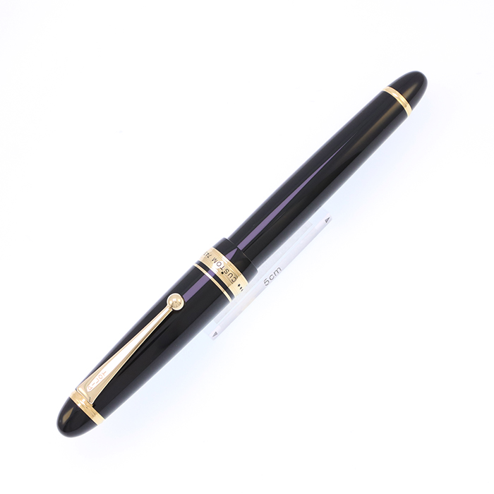 中古)PILOT パイロット 万年筆 カスタム743 ブラック 中字（商品ID