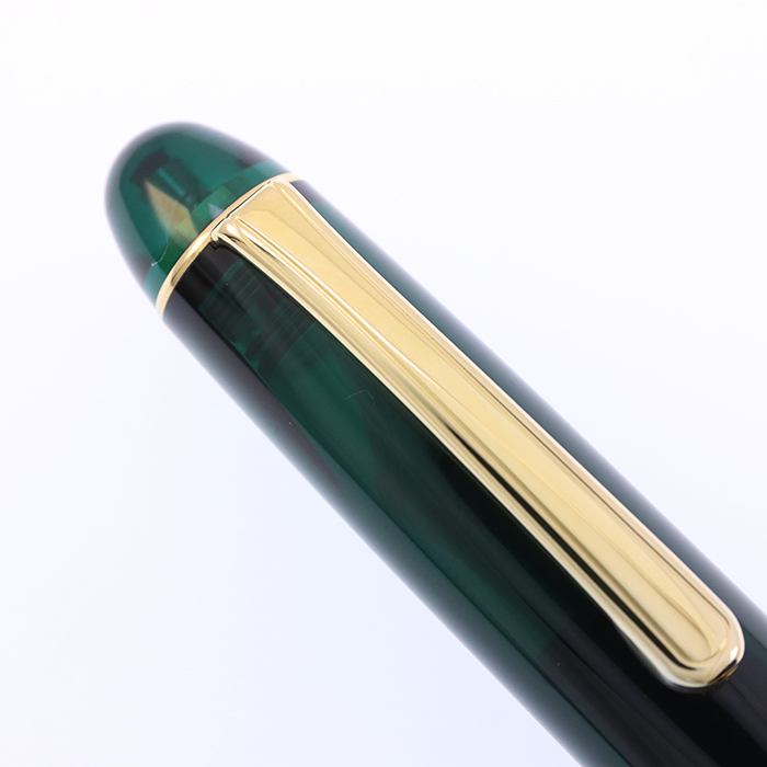 中古)PLATINUM プラチナ 万年筆 #3776 センチュリー ローレルグリーン