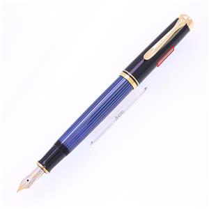 万年筆 スーベレーン M400 ブルーストライプ EF [ネーム刻印]