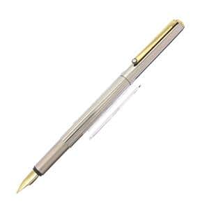 MONTBLANC モンブラン 万年筆 Sライン シルバーライン F メイン