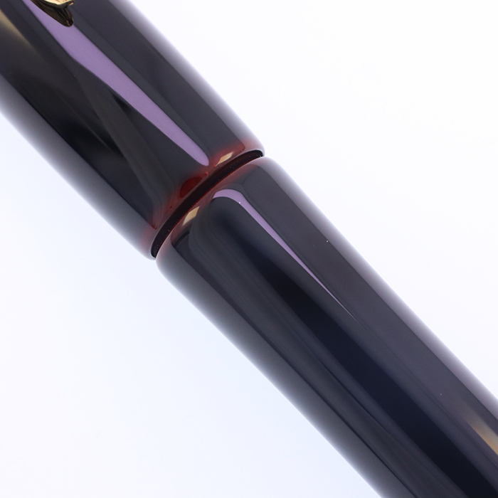 中古)PLATINUM プラチナ 万年筆 出雲 溜塗り 赤溜 細字（商品ID