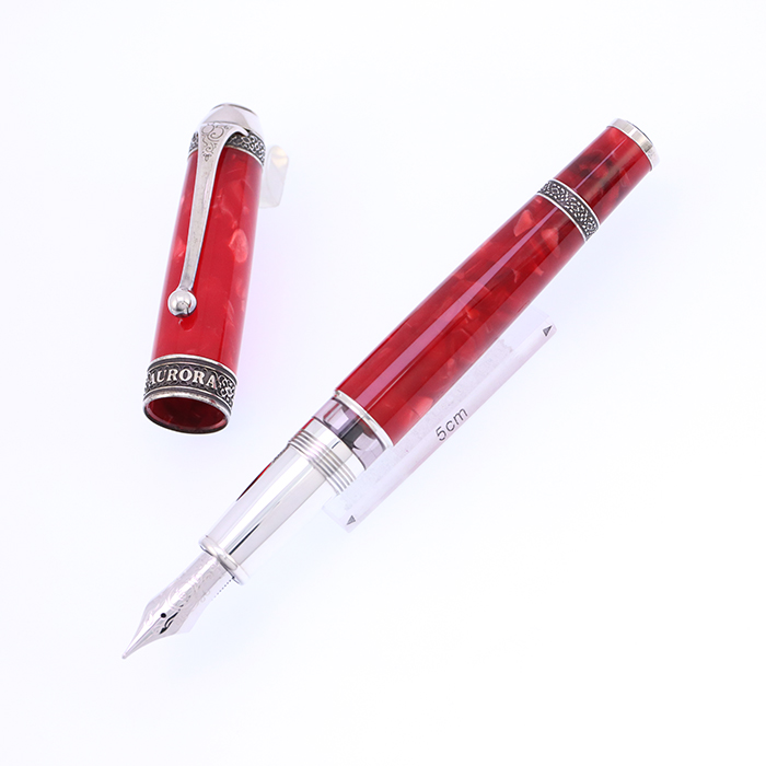 AURORA アウロラ　万年筆　85周年記念レッド　ペン先M 詳細ページ | 万年筆 ボールペンなど高級筆記具の販売・買取