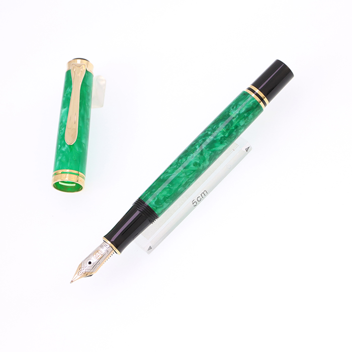 中古)Pelikan ペリカン 万年筆 スーベレーン M320 グリーン EF（商品ID