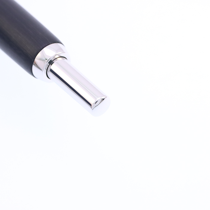 中古)PILOT パイロット 万年筆 キャップレス 木軸 ブラック 細字（商品