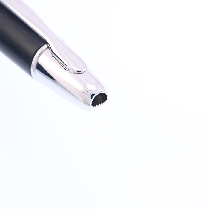 中古)PILOT パイロット 万年筆 キャップレス 木軸 ブラック 細字（商品