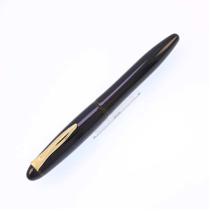 中古)PLATINUM プラチナ 万年筆 出雲 溜塗り 空溜 中字（商品ID