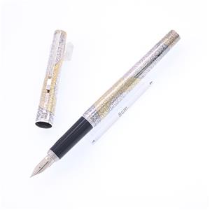 PLATINUM プラチナ 万年筆 リビエール 銀河 スターリングシルバー 18K-WG/細字 メイン