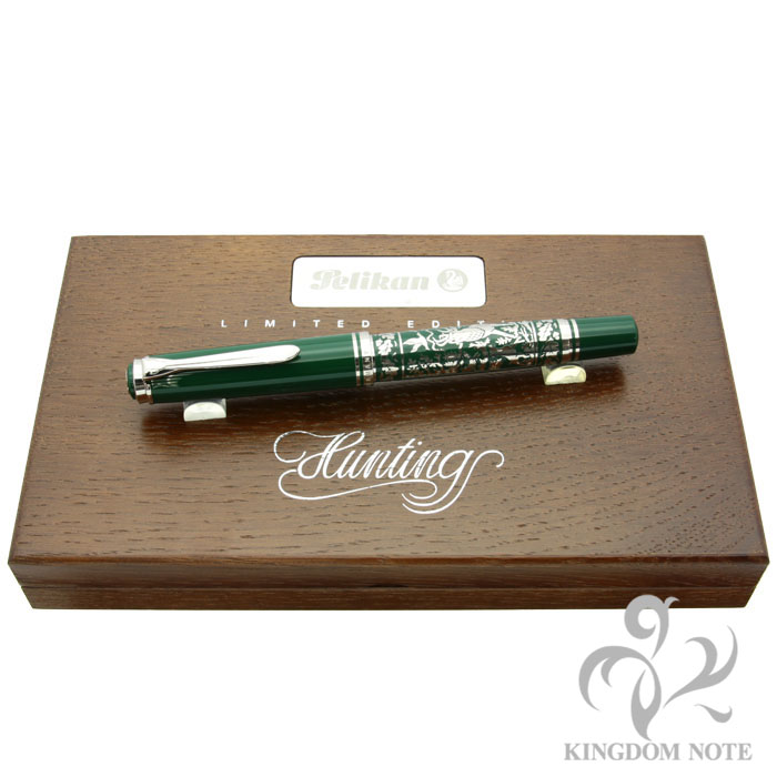 ペリカン限定万年筆　ハンティング 新品)Pelikan ペリカン 万年筆 スーベレーン M400 ブラック
