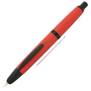 PILOT パイロット 万年筆 とみや文具限定 キャップレス 赤と黒 中字 メイン