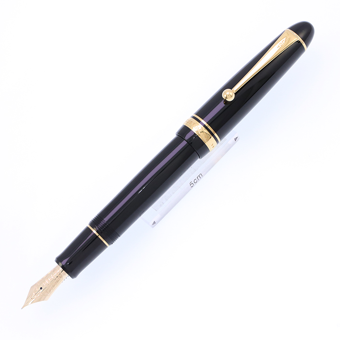 中古)PILOT パイロット 万年筆 カスタム742 ブラック 細字（商品ID 