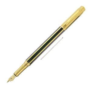 CARAN d'ACHE カランダッシュ 万年筆 バリアス チャイナブラック ゴールド M メイン