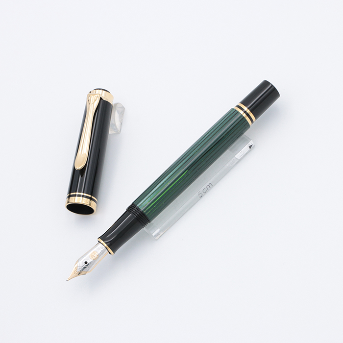 未使用 Pelikan M300 Mニブ グリーンストライプ 詳細ページ | 万年筆