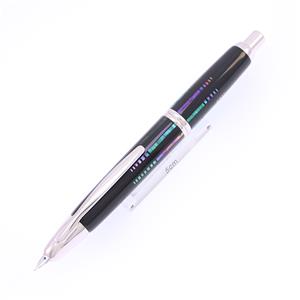 万年筆 キャップレス 螺鈿 水面 細字