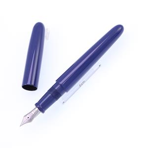 NAKAYA 中屋万年筆 万年筆 シガーモデル ポータブル 桔梗 細字 (胴軸ネジ総エボナイト) メイン