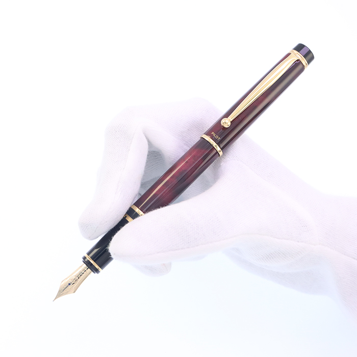 PILOT/パイロット Celemo/セレモ 万年筆 14K/585 レッド（えんじ）/ゴールド ヴィンテージ FC-rel019 PILOT パイロット セレモ シャープペンシル レッド ゴールド 廃番 廃盤
