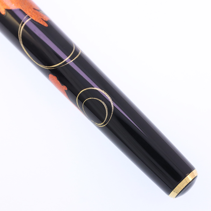 中古)PLATINUM プラチナ 万年筆 18Kスタンダード 美巧 金沢箔 #24 金魚