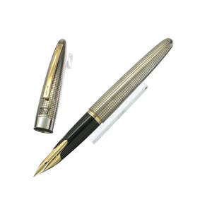 PILOT パイロット 万年筆 エリート シルバーン 格子 細字 (初期型/吸入式) メイン