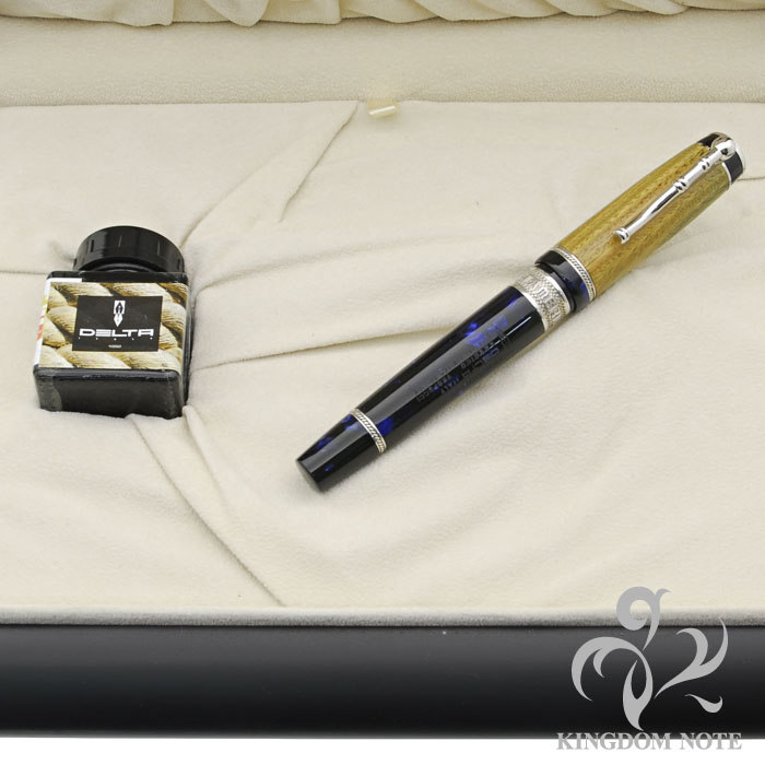 【新品未使用】デルタ 『アメリゴ・ヴェスプッチ・１KS 』POブルー 詳細ページ | 万年筆 ボールペンなど高級筆記具の販売・買取