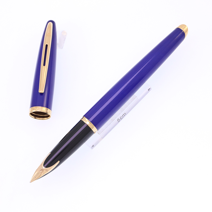 中古)WATERMAN ウォーターマン 万年筆 カレン アビス ブルー M（商品ID