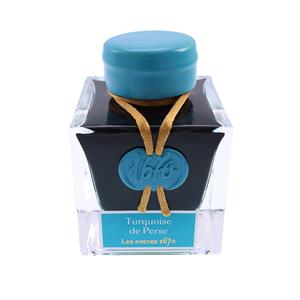 J.HERBIN エルバン ボトルインク アニバーサリーインク1670 ターコイズ ペルシャ 【金の微粒子入り】 50ml メイン