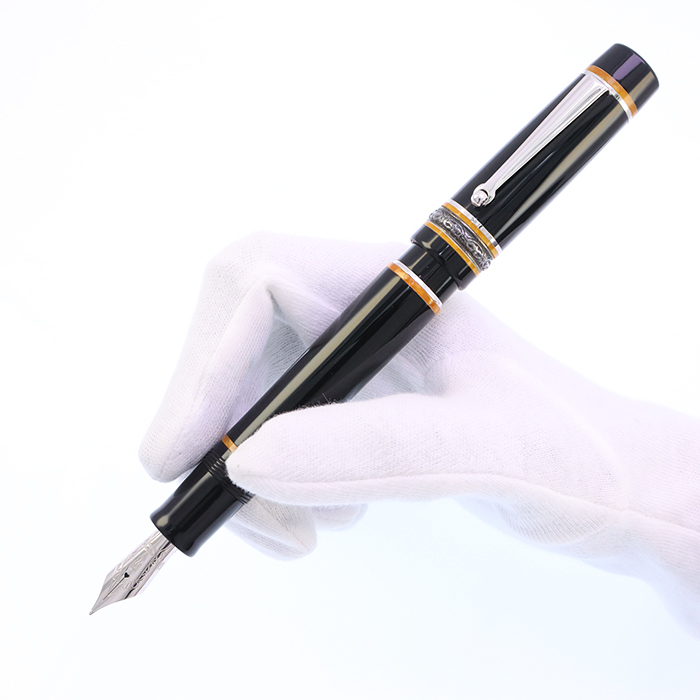 中古)DELTA デルタ 万年筆 ドルチェビータ ミディアム ソワレ 18K/M