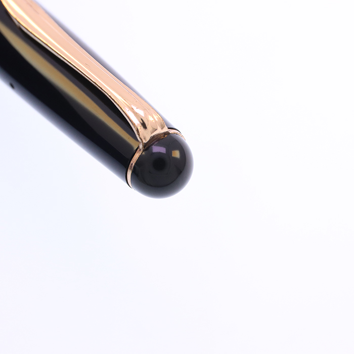 中古)MONTBLANC モンブラン 万年筆 モンテローザ O42 ブラック ST/EF