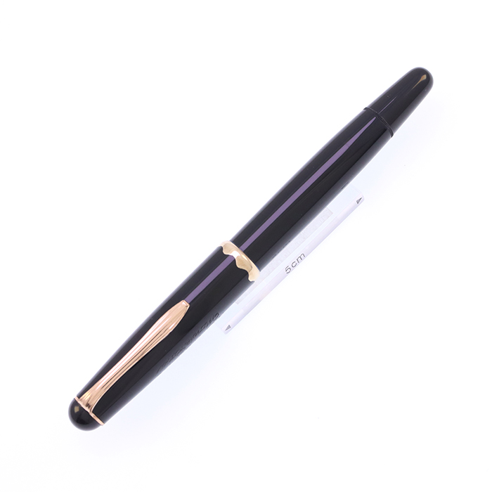中古)MONTBLANC モンブラン 万年筆 モンテローザ O42 ブラック ST/EF