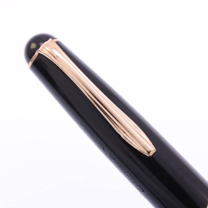 中古)MONTBLANC モンブラン 万年筆 モンテローザ O42 ブラック ST/EF