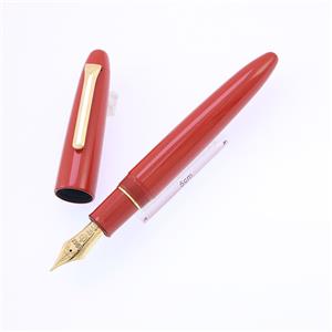 SAILOR セーラー 万年筆 キングプロフィット 漆 朱 長刀研ぎ 太字 メイン