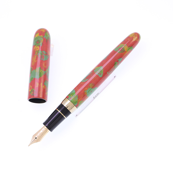 中古)SAILOR セーラー 万年筆 伝統漆芸 麗 青森 流紋塗 中字（商品ID