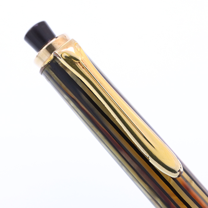 PELIKAN 450 pencil茶縞 & 455 boll point茶縞
