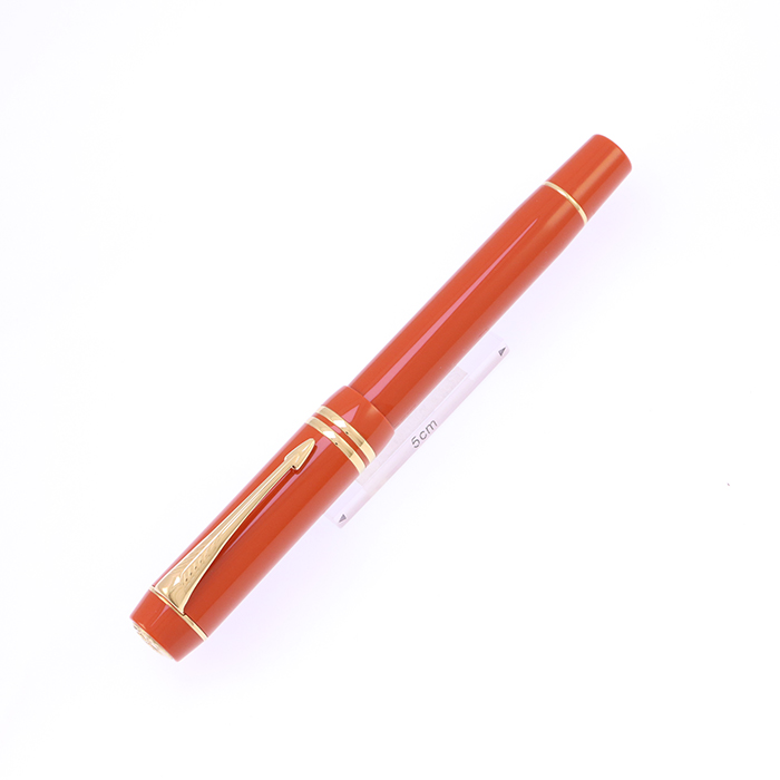 中古)PARKER パーカー 万年筆 デュオフォールド ビッグレッドGT